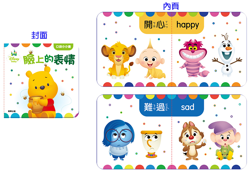 Disney Baby 認識自己口袋小小書
